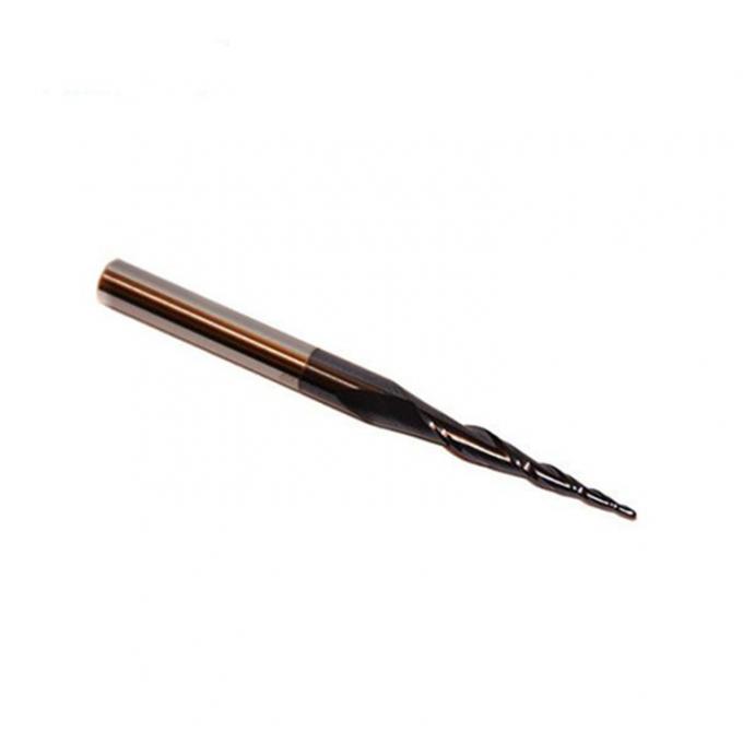 45 Degree Tapered End Mills For Wood , Carbide Tapered Ball End Mills