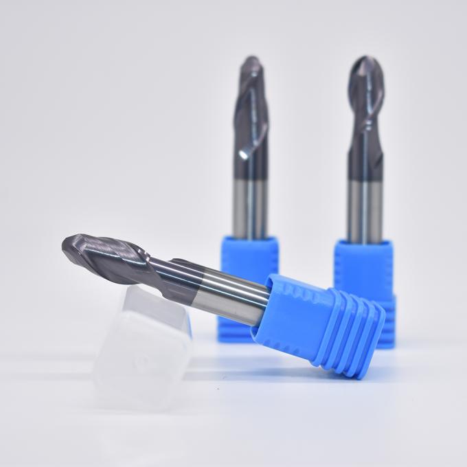Long Tungsten Solid Carbide Ball Nose End Mill Cnc Round Spherical