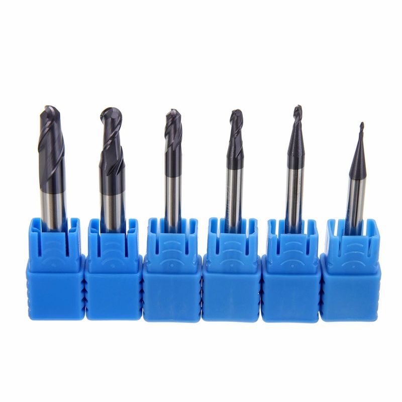 8mm 4 Flute Standard Carbide End Mill 1mm Radius-TIALN