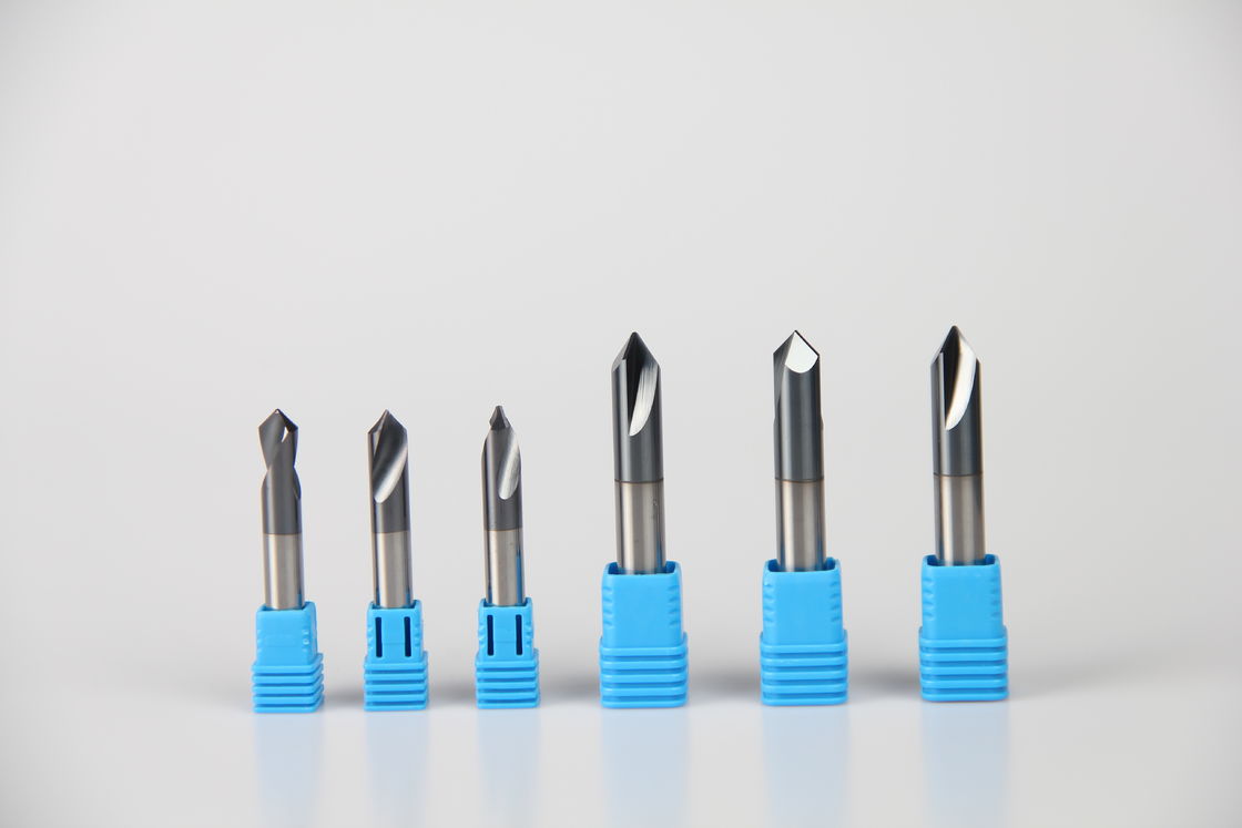 High Precision Solid Carbide Chamfer Drill Bit 6mm 90º 0.6 0.8 UM