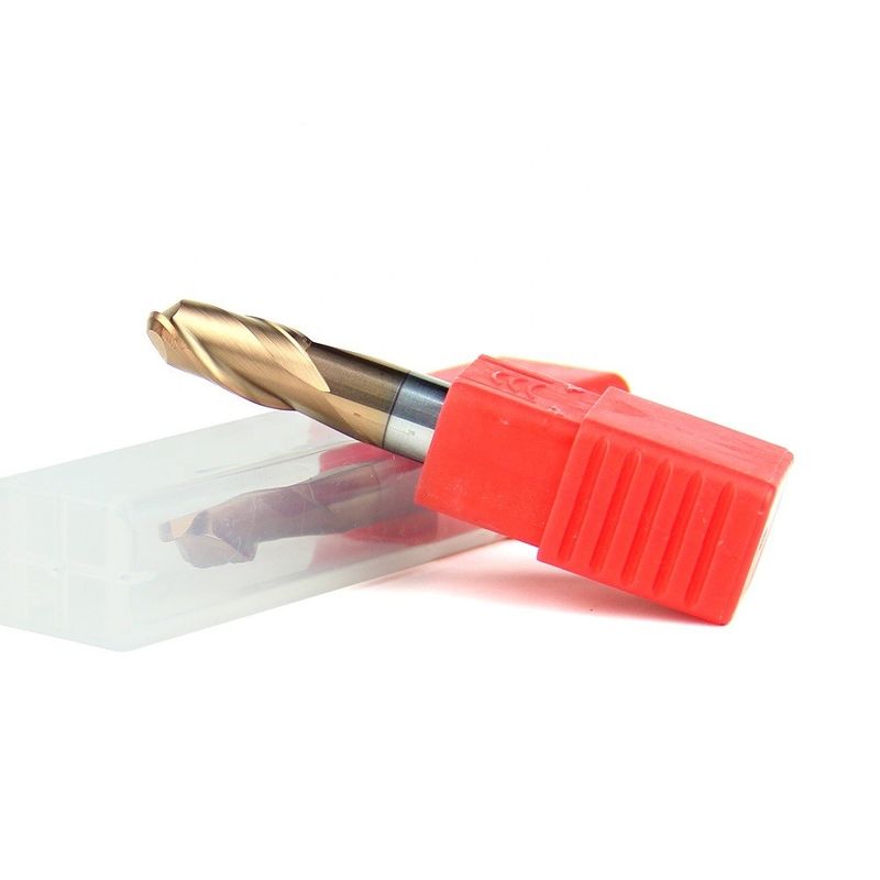 HRC55 Solid Carbide Ball Nose Milling Cutters 12mm R6x75mm 2 Flutes