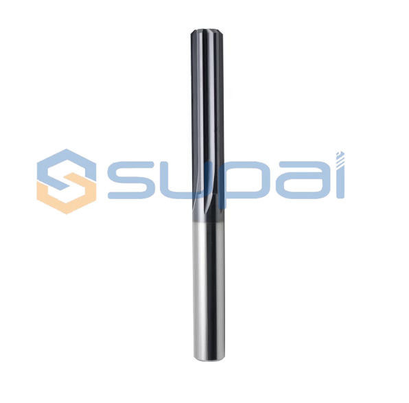 High Performance Solid Carbide 6 Flutes Chucking Reamer with Straight Flute Long Shank Gear Cutting Tools Face Metal