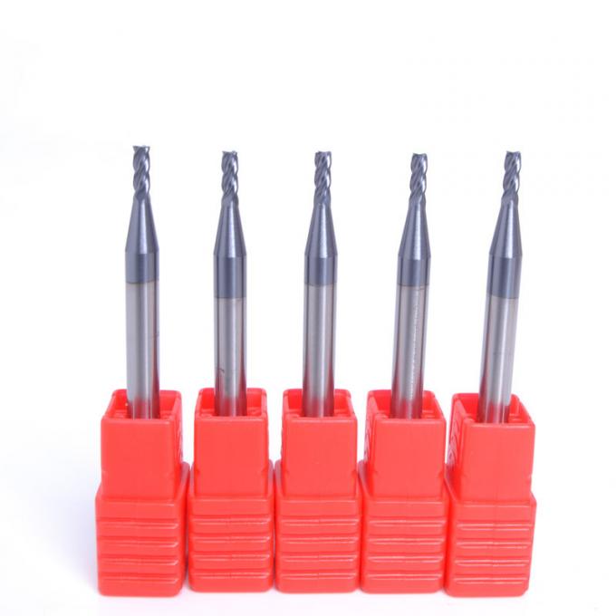 Solid Carbide Tapered End Mills , CNC End Mills For Wood ODM Service