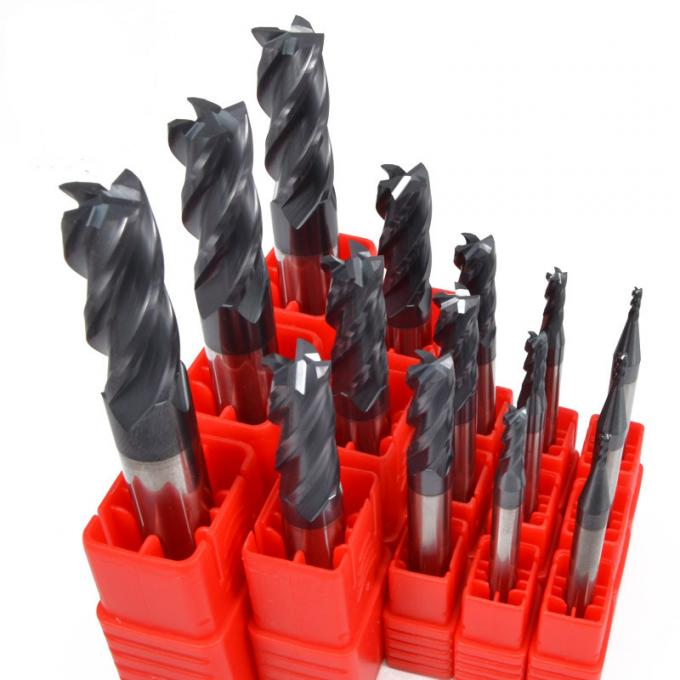 Solid Carbide Tapered End Mills , CNC End Mills For Wood ODM Service