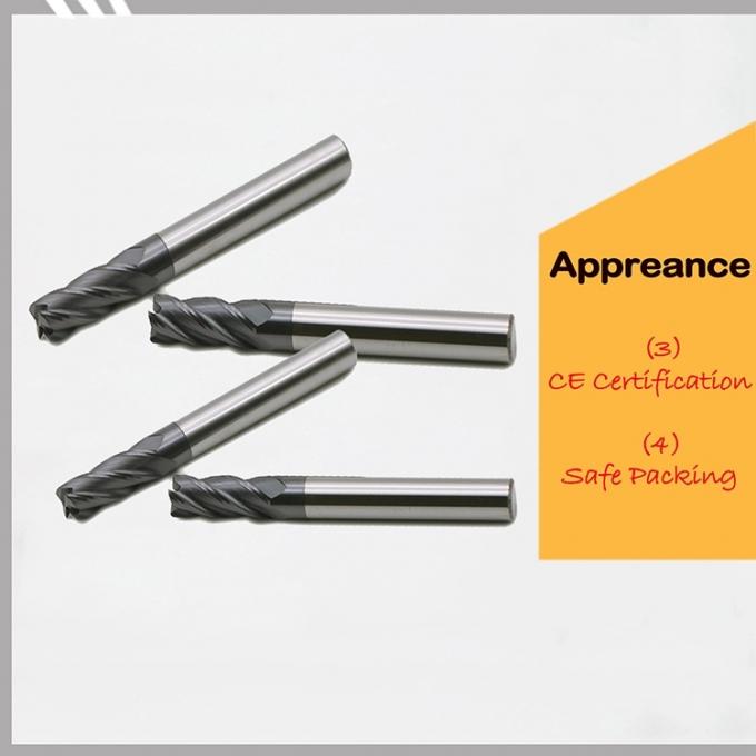 Standard Size Carbide End Mill Carbide Rounding Corner Radius End Mill