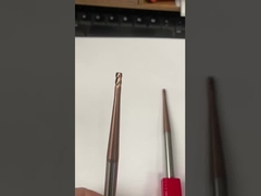 4.0mm Solid Carbide Tapered Ball Nose End Mill TiCN Coated CNC Milling Cutter Engraving Bit