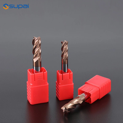HRC55 Carbide End Mill 6 8 10 12mm 4Flutes Milling Cutter Alloy Coating Tungsten Steel Cutting Tool CNC Maching