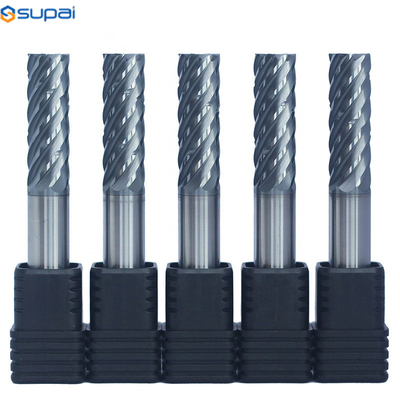 Square Cutting End Mill Tungsten Carbide Cutting Tools OEM Service