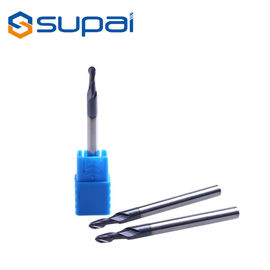 High Precision Tapered End Mills , Solid Carbide Ball Nose End Mills