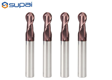 2 Flute Ball Nose End Mill High Precision Wear Resistance Rear Angle Design