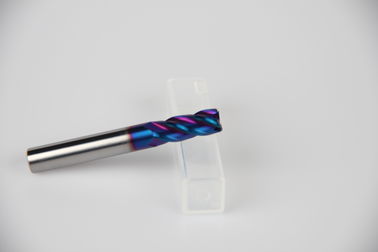 Black Blue Gold Coating Carbide End Mill 8mm 10mm Bull Nose With Corner Radius