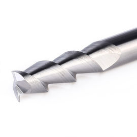 Aluminum Machining Flat End Mill / 2 Flutes Solid Carbide Milling Cutters D1-D12