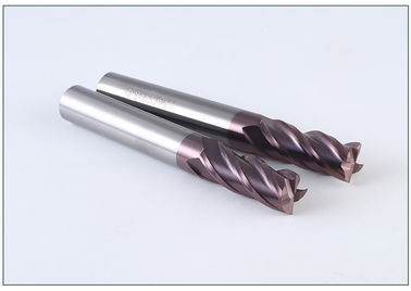 Carbide Milling Round Ball Nose Milling Cutter 4 Flute / CNC Machine Tool HRC55