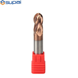 0.2 - 20mm Diameter Ball Nose End Mill Cutter For Profile Milling High Hardness