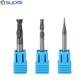 Small CNC Milling Flat Cutter Solid Carbide End Mill 0.5μM Grain Of Powder