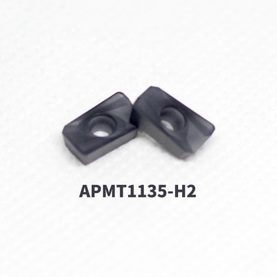 APMT1135-H2 Tungsten Solid Carbide Milling Insert PVD Coating For Steel