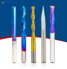 Tungsten Steel End Mill 4 Flute Straight Endmill Cnc Profile Cutter End Milling Cutter D1-D20 For Stainless Steel Mil