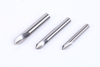 Solid Carbide Precision Tools 4 Flutes Chamfer End Mill V Groove For Copper Aluminum Metal