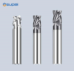Straight Shank 4 Flutes Square End Mill Right Hand Cutting Direction