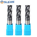 4-20mm Solid Carbide End Mill With Coating / 4 Flute CNC Cutting Tools