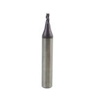 Cemented Carbide 3 Flute End Mill Cutter Straight Bits For Vertical Key Cutting Machine
