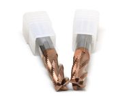 High Speed Cutting Bits 3 / 4 Flutes Solid Carbide Rough Cut End Mill Tools