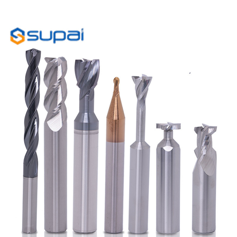 Milling Cutter Nano Coating Tungsten Steel Cutting Tools Cnc Maching  End Mills