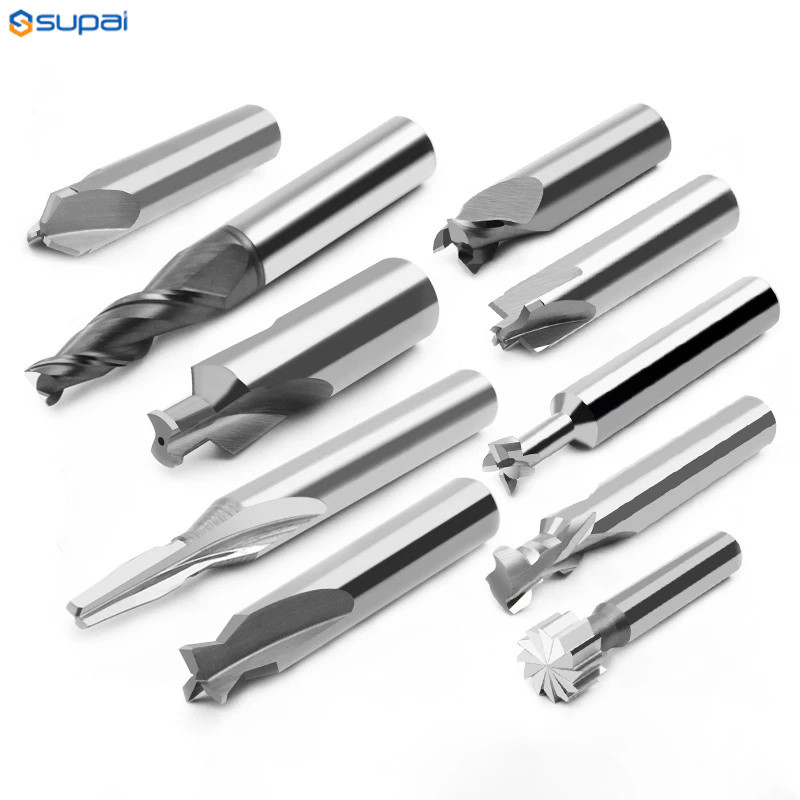 1/2" Shank Tapered End Mills 4" Overall Length 2-1/2" Flute Length