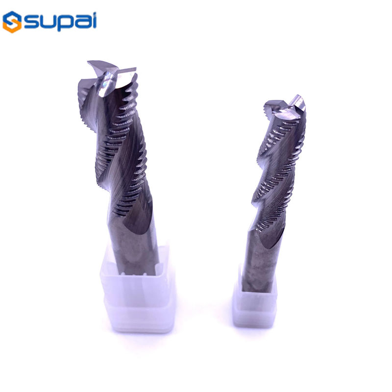 TiAlN Coating End Mills For Hardened Steel with 30° Helix Angle