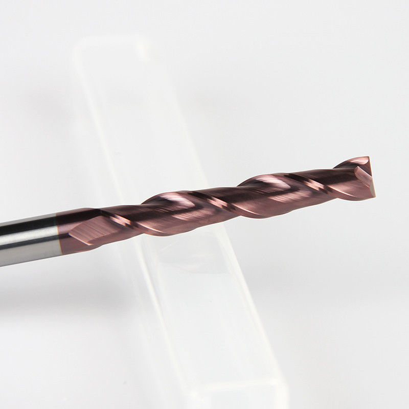 Extra Long Solid Carbide End Mill Square Corner Radius End Mill / Aluminum End Mill HRC55 HRC60 HRC65 Tialn Coated