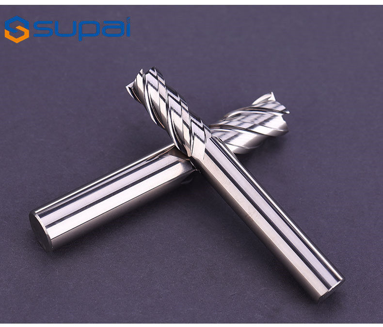10% Discount 45HRC 55HRC Polished 3 Flute Aluminium End Mill Cutter for Carbide Sharpening Machine