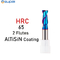 2 Flutes End Mill High Precision Carbide Metal Cutting Tools HRC 45 55 60 65