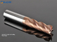 Durable 4 Flutes Tungsten Carbide End Mill HRC55 1-8mm AlTiN Coating