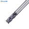 New Design 4 Flute Flat Square Milling Cutter Carbide End Mill Fresa for Stainless Steel High hardness metal
