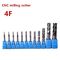 High Strength Metal End Mill Tungsten Carbide Coated 4 Slot Lengthening