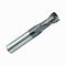 High Performance Solid Carbide Cutting Tool 2 / 4 Flute Corner Radius End Mill For HRC 50 Degree Coated