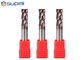 Hardened Steels Square Cutting End Mill Tungsten Carbide Cutting Tools Standard Size