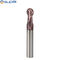 2 Flute Carbide Ball Nose End Mill HRC55 With AICrSiN Coating OEM / ODM