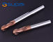 High Performance Machining HRC55 2 Flute Carbide Ball Nose EndMill with AICrSiN Coating for CNC Milling