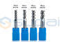 High Performance Solid Carbide 3F End Mills For Aluminum Reduced Shank OEM Tools