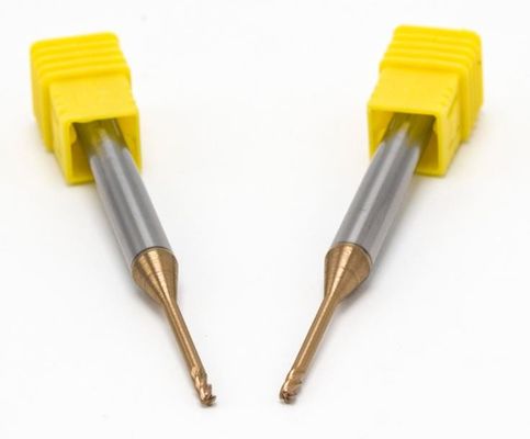 Long Neck CNC Cutting Carbide End Mill 2 Flutes Carbide Spiral Bits