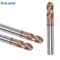 4 Flute Carbide Ball Nose End Mill Tisin Coating For Stainless Steel