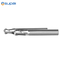 8000RPM 2 Flute Solid Carbide Ball Nose End Mill Uncoated For Aluminium