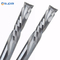 2 Flute CNC Cutting Tungsten End Mill AlTiN Coating For Wood
