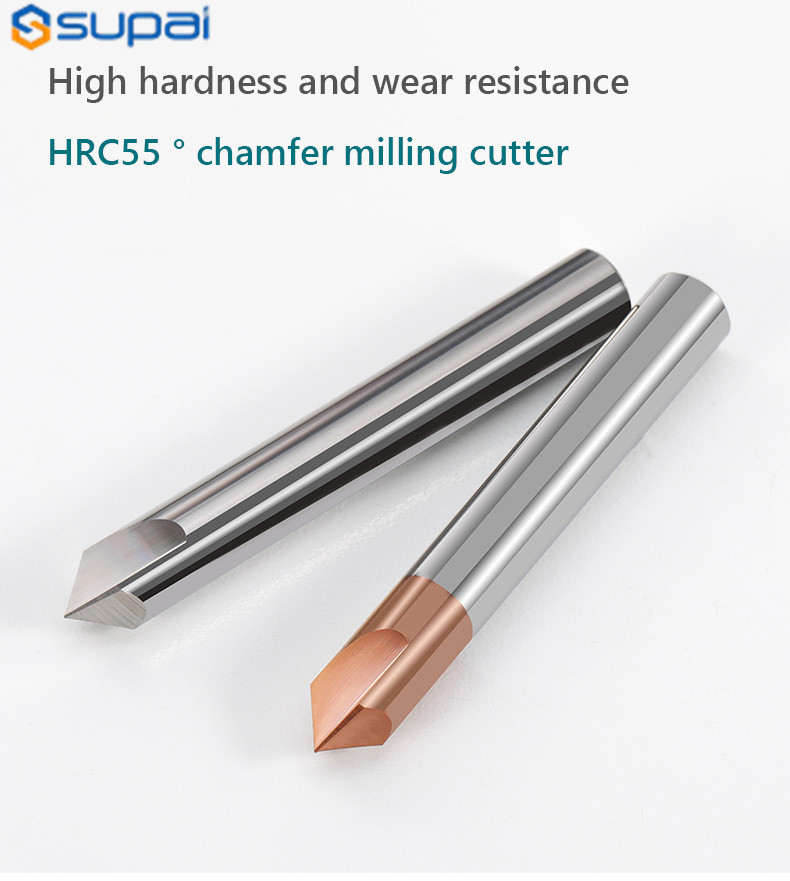 Solid Carbide Chamfer End Mill Drill Bit Coating For Metal Working Tool
