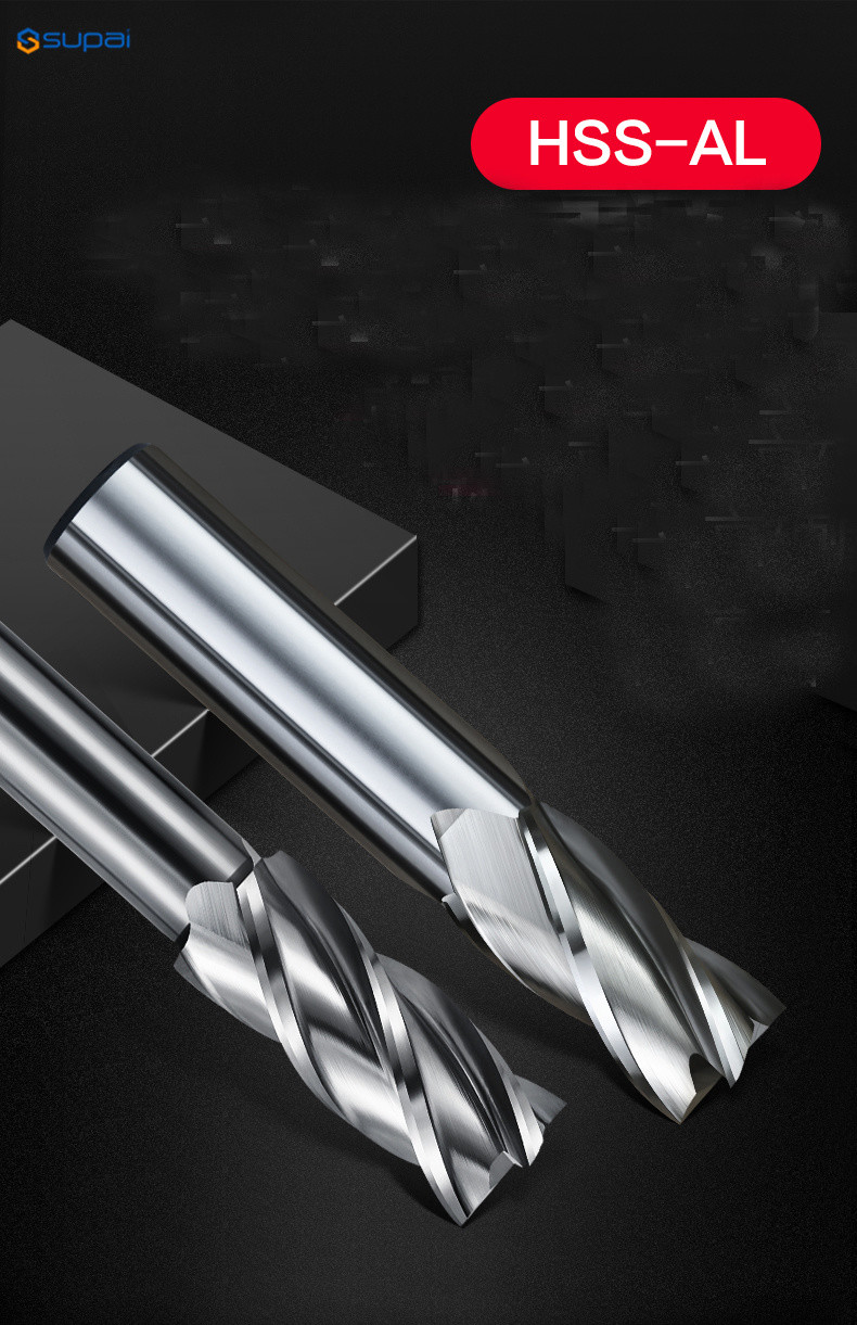 HSS End Mill With Radius 0.5-3mm Overall Length 50-150mm
